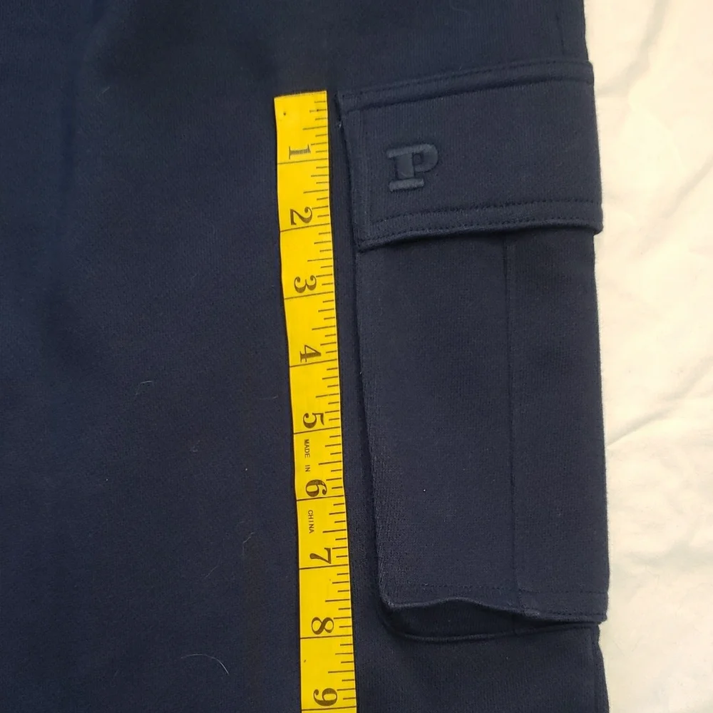 NWT TALL girl Friendly PINK Victoria's Secret Navy Drawstring Pants - Picture 17 of 17